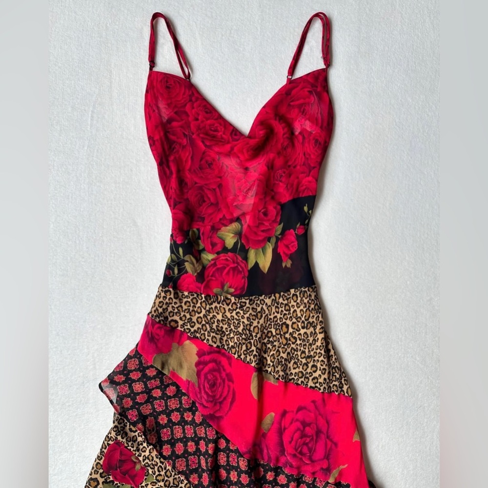 Vintage Victoria’s Secret Tier Rose Maxi Dress - Picture 5 of 12